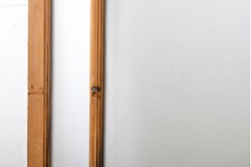 アンティーク建具　大正ロマン　ノスタルジックな雰囲気を醸し出すガラス窓2枚セット(引き戸、ガラス戸、建具)(R-062732)