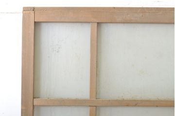 アンティーク建具　昭和レトロな雰囲気漂うガラス戸1枚(引き戸、建具)(R-062744)