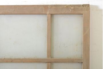 アンティーク建具　昭和レトロな雰囲気漂うガラス戸1枚(引き戸、建具)(R-062744)