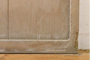 アンティーク建具　昭和レトロな雰囲気漂うガラス戸1枚(引き戸、建具)(R-062744)