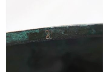 彫塑家　北村西望　「恵み」　龍　置物　銅像(共箱付き、置き物、辰、竜、ブロンズ製)(R-062745)