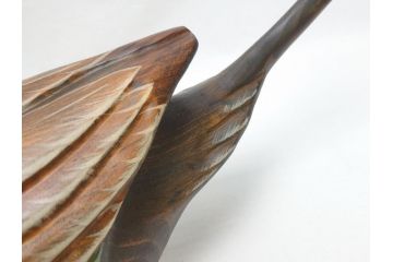 Big Sky Carvers社　Bozeman Montana　USA　ハンドメイド　木製デコイ(水鳥、鴨、カモ、バードカービング、彫刻、絵付師、サイン入り、置物、置き物)(R-062747)