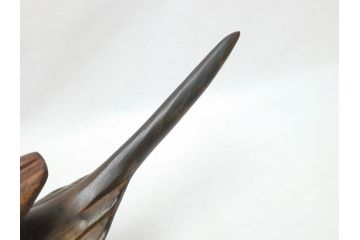 Big Sky Carvers社　Bozeman Montana　USA　ハンドメイド　木製デコイ(水鳥、鴨、カモ、バードカービング、彫刻、絵付師、サイン入り、置物、置き物)(R-062747)