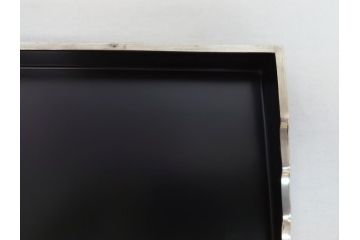 平安象彦　銀縁　木製　蒔絵　純銀水滴　若田石硯(硯箱、共箱付き)(R-062749)