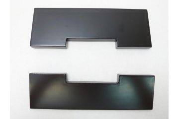 平安象彦　銀縁　木製　蒔絵　純銀水滴　若田石硯(硯箱、共箱付き)(R-062749)
