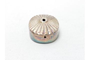 平安象彦　銀縁　木製　蒔絵　純銀水滴　若田石硯(硯箱、共箱付き)(R-062749)