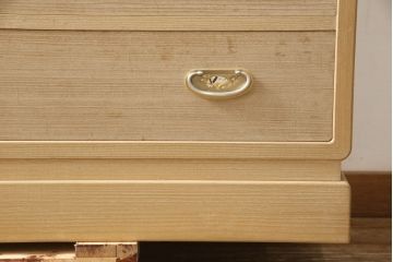 中古　国産　職人手作り　凛とした佇まいが魅力の桐箪笥(定価約150万円)(胴厚、四方丸、桐たんす、和タンス、衣装箪笥、収納箪笥、着物箪笥)(R-062762)