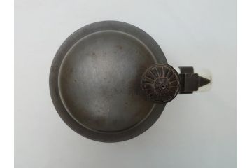 ドイツ　独逸　色絵花文　蓋付き　ジョッキ(ビアマグ、ビールポット、ビールジョッキ、陶器、酒器、共箱付き)(R-062768)