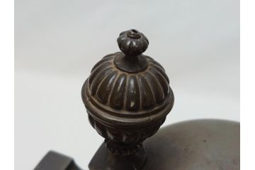 ドイツ　独逸　色絵花文　蓋付き　ジョッキ(ビアマグ、ビールポット、ビールジョッキ、陶器、酒器、共箱付き)(R-062768)