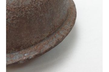 釜師　宮崎寒雉(彦九郎)　江戸中期　金銀象嵌　草花昆虫文　鉄瓶(鐵瓶、茶道具、共箱付き)(R-062770)