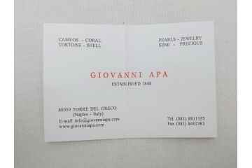 イタリア　GIOVANNI APA(ジョバンニ アパ)　カメオ　珊瑚　K18　750フレーム　刻印有　2way　ブローチ兼ネックレス(箱付き、サンゴ、貝、shell)(R-062772)