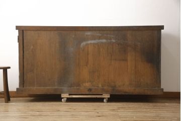 和製アンティーク　凛とした美しさが上品な和を演出してくれる近江水屋箪笥サイドボード(食器棚、戸棚、収納棚、キャビネット)(R-062780)