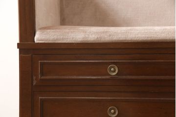 中古　DREXEL HERITAGE(ドレクセルヘリテイジ)　リメイク　クラシカルな雰囲気が素敵なベンチ収納(ソファ、チェスト)(R-062782)