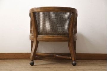 中古　DREXEL HERITAGE(ドレクセルヘリテイジ)　Grand Villa(グランドヴィラ)　くつろぎの時間を演出するキャスター付きパーティーチェア(ダイニングチェア、アームチェア)(R-062783)