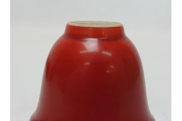 山越弘悦(北大路魯山人の赤絵師)　赤呉須　煎茶碗5客セット(色絵、呉須赤絵、玉露碗、猪口)(R-062785)