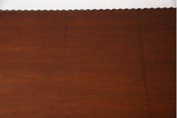 中古　マホガニー材　アンティーク調で華奢なデザインが目を惹く両袖デスク(ニーホールデスク、ワークデスク、在宅用、在宅ワーク、机)(R-062794)