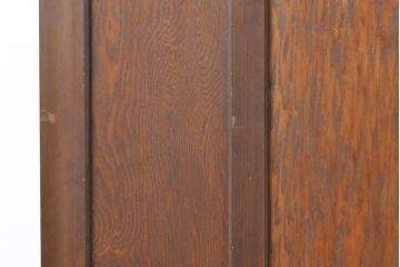 アンティーク建具　ダイヤガラスから柔らかな光が差し込む木製ドア1枚(扉)(R-062804)