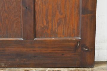 アンティーク建具　ダイヤガラスから柔らかな光が差し込む木製ドア1枚(扉)(R-062804)