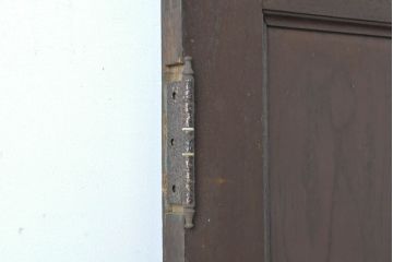 アンティーク建具　大正ロマン　ダイヤガラスがおしゃれな古い洋館のドア1枚(扉、木製ドア、建具)(R-062805)