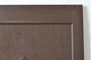 アンティーク建具　大正ロマン　ダイヤガラスがおしゃれな古い洋館のドア1枚(扉、木製ドア、建具)(R-062805)
