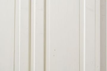 アンティーク建具　ペイント仕上げ限定　ホワイトカラーが爽やかなペイントガラス戸1枚(引き戸、建具)(R-062807)