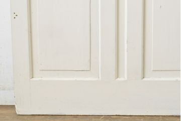 アンティーク建具　ペイント仕上げ限定　ホワイトカラーが爽やかなペイントガラス戸1枚(引き戸、建具)(R-062807)