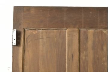 アンティーク建具　希少!　総エンジュ(槐)材　大正ロマンの哀愁漂う古い洋館のドア1枚(扉、玄関ドア、木製ドア)(R-062809)