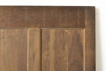 アンティーク建具　希少!　総エンジュ(槐)材　大正ロマンの哀愁漂う古い洋館のドア1枚(扉、玄関ドア、木製ドア)(R-062809)