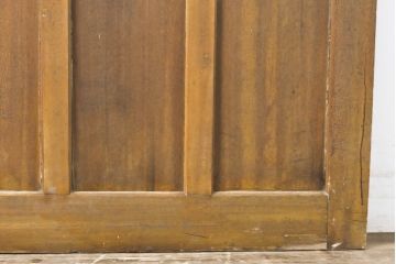 アンティーク建具　シンプルなデザインでどんな空間にも合わせやすいガラス引き戸1枚(ガラス戸、建具)(R-062811)