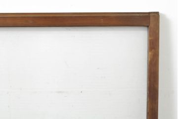 アンティーク建具　モールガラス入りで柔らかな印象のガラス窓2枚セット(ガラス戸、引き戸、建具)(R-062813)