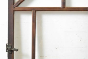 アンティーク建具　大正ロマンの雰囲気香るガラス窓1枚(ドア、扉、建具)(R-062814)