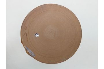 高取焼本家窯元　味楽窯　十四代目　亀井味楽　而妙斎書付　竹節　細水指(茶道具、共箱付き)(R-062816)