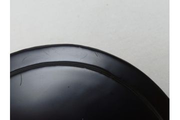 越前　峰越窯　竹元道仙　竹元郁雄　而妙斎書付き　芋頭水指(共箱付き、茶道具)(R-062817)