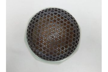 江戸期　染付　龍図　香炉(銀火屋?、仏具、箱無し)(R-062818)