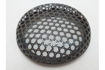 江戸期　染付　龍図　香炉(銀火屋?、仏具、箱無し)(R-062818)