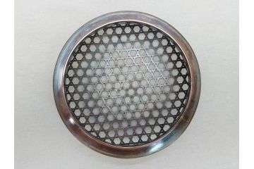 江戸期　染付　龍図　香炉(銀火屋?、仏具、箱無し)(R-062818)