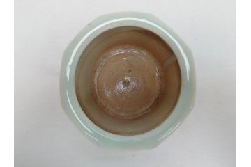 江戸期　染付　龍図　香炉(銀火屋?、仏具、箱無し)(R-062818)