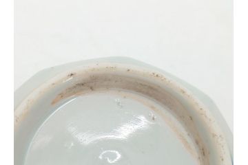 江戸期　染付　龍図　香炉(銀火屋?、仏具、箱無し)(R-062818)