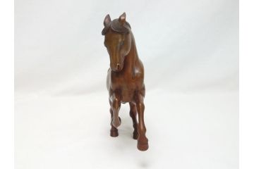 水戸金工　北川北仙　黄銅製(ブロンズ)　駿馬　馬の置物(置物、オブジェ、インテリア)(R-062821)