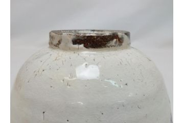 唐津　三玄窯　中里重利　粉引茶碗(共箱付き、茶器、茶道具、和食器)(R-062822)