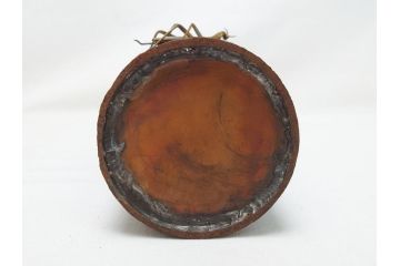稀少　明治期　玉光齋　鉄製　蟷螂　花入(カマキリ、かまきり、花瓶)(R-062826)