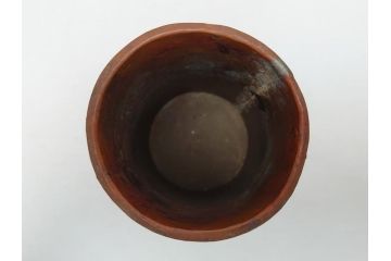 稀少　明治期　玉光齋　鉄製　蟷螂　花入(カマキリ、かまきり、花瓶)(R-062826)