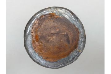 稀少　明治期　玉光齋　鉄製　蟷螂　花入(カマキリ、かまきり、花瓶)(R-062826)