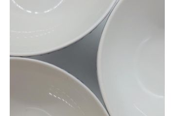 デンマーク　ROYAL COPENHAGEN(ロイヤルコペンハーゲン)　ブルーフルーテッド　ハーフレース　ティーカップ&ソーサー3客セット(洋食器、C&S)(R-062829)