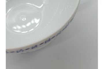 デンマーク　ROYAL COPENHAGEN(ロイヤルコペンハーゲン)　ブルーフルーテッド　ハーフレース　ティーカップ&ソーサー3客セット(洋食器、C&S)(R-062829)