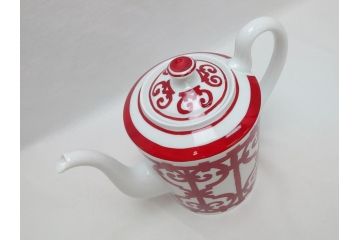 フランス　HERMES(エルメス)　ガダルキヴィール　コーヒーポット(箱なし、洋食器、ティーポット、水差し、ピッチャー、ジャグ)(R-062836)