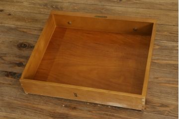 中古　イギリス高級輸入家具　洗練された佇まいが美しいレザートップデスク(机、平机、ワークデスク、在宅用、在宅ワーク)(定価約60万円)(R-062846)