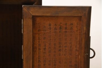 アジアンビンテージ　美しい木目とシャープなフォルムが魅力的な朝鮮棚(茶棚、飾り棚、オープンラック、シェルフ、ヴィンテージ)(R-062847)