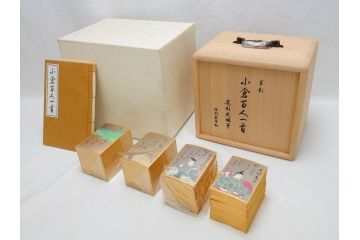 尾形光琳筆　本金彩　小倉百人一首　特別豪華版　全日本かるた協会監修　大石天狗堂謹製　インペリアル・アートギャラリー発行(R-062852)