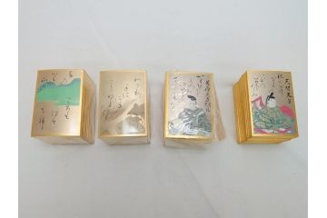 尾形光琳筆　本金彩　小倉百人一首　特別豪華版　全日本かるた協会監修　大石天狗堂謹製　インペリアル・アートギャラリー発行(R-062852)